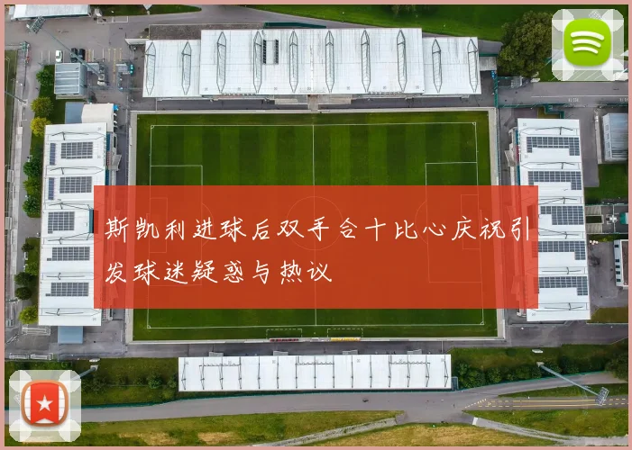 斯凯利进球后双手合十比心庆祝引发球迷疑惑与热议